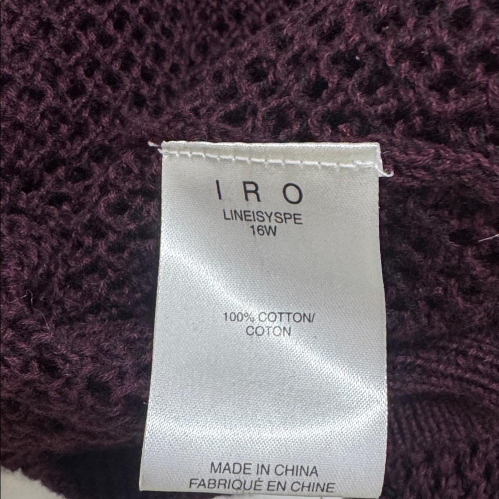 I R O off shoulder sweater - Picture 8 of 8